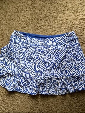 Lilly Pulitzer Luxletic Cascadia Skort Sz L. - Zee Bebe